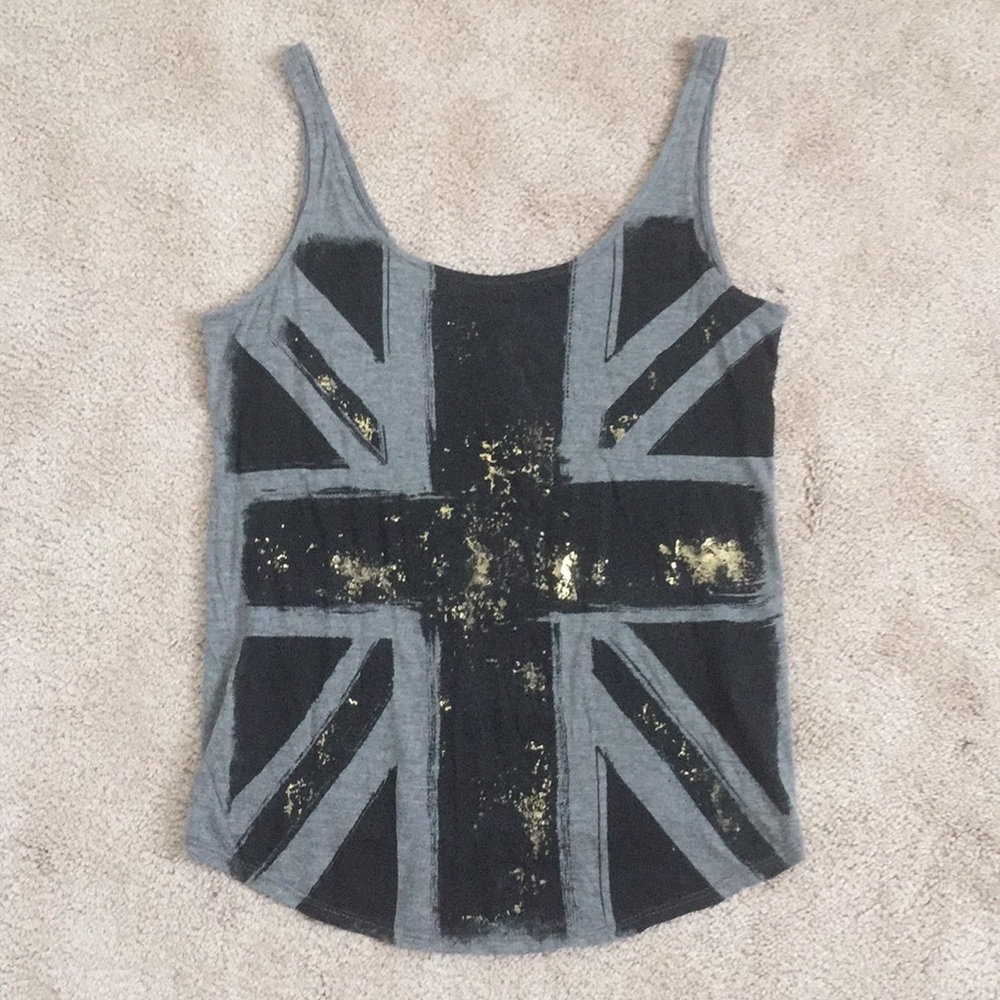 British flag tank top